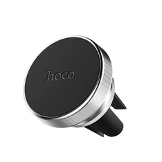 Hoco HOC0175 CA47 univerzális ezüst szellőzőrácsba illeszthető mágneses autós telefon tartó