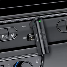 Hoco HOC0292 Bluetooth E53 In-Car AUX Wireless Receiver vezeték nélküli AUX vevőegység