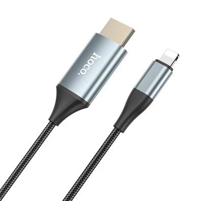 Hoco HOC0297 Lightning-HDMI 2 m-es vezetékkel - UA15 Lightning to HDMI Adapter Full HD kábel