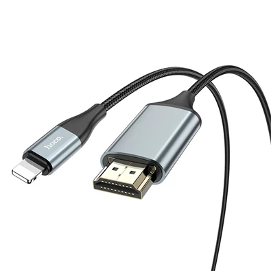 Hoco HOC0297 Lightning-HDMI 2 m-es vezetékkel - UA15 Lightning to HDMI Adapter Full HD kábel