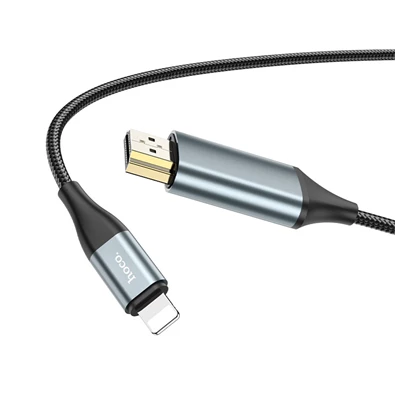 Hoco HOC0297 Lightning-HDMI 2 m-es vezetékkel - UA15 Lightning to HDMI Adapter Full HD kábel