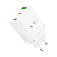 Hoco N33_W 35W USB/2xType-C fehér hálózati töltő