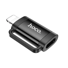 Hoco UA31B_B Type-C/Lightning fekete OTG adapter