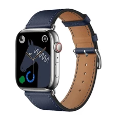 Hoco WA17_BLU Apple Watch Series 9 41mm / Watch Series 8 41mm / Watch Series 7 41mm sötétkék szilikon óraszíj