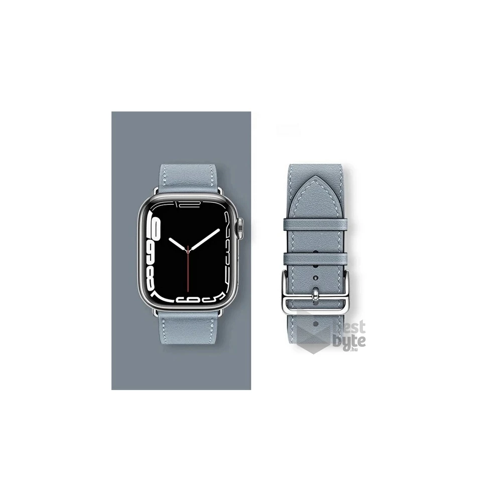 Hoco WA17_GR Apple Watch Series 9 41mm / Watch Series 7 41mm / Watch Series 8 41mm szürke szilikon óraszíj