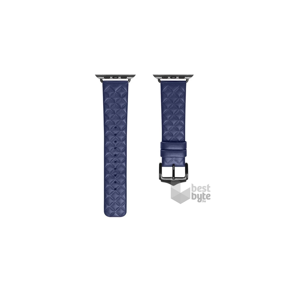 Hoco WA18_BLUE Apple Watch Series 9 41mm / Watch Series SE 40mm / Watch Series SE 2 40mm sötétkék szilikon óraszíj