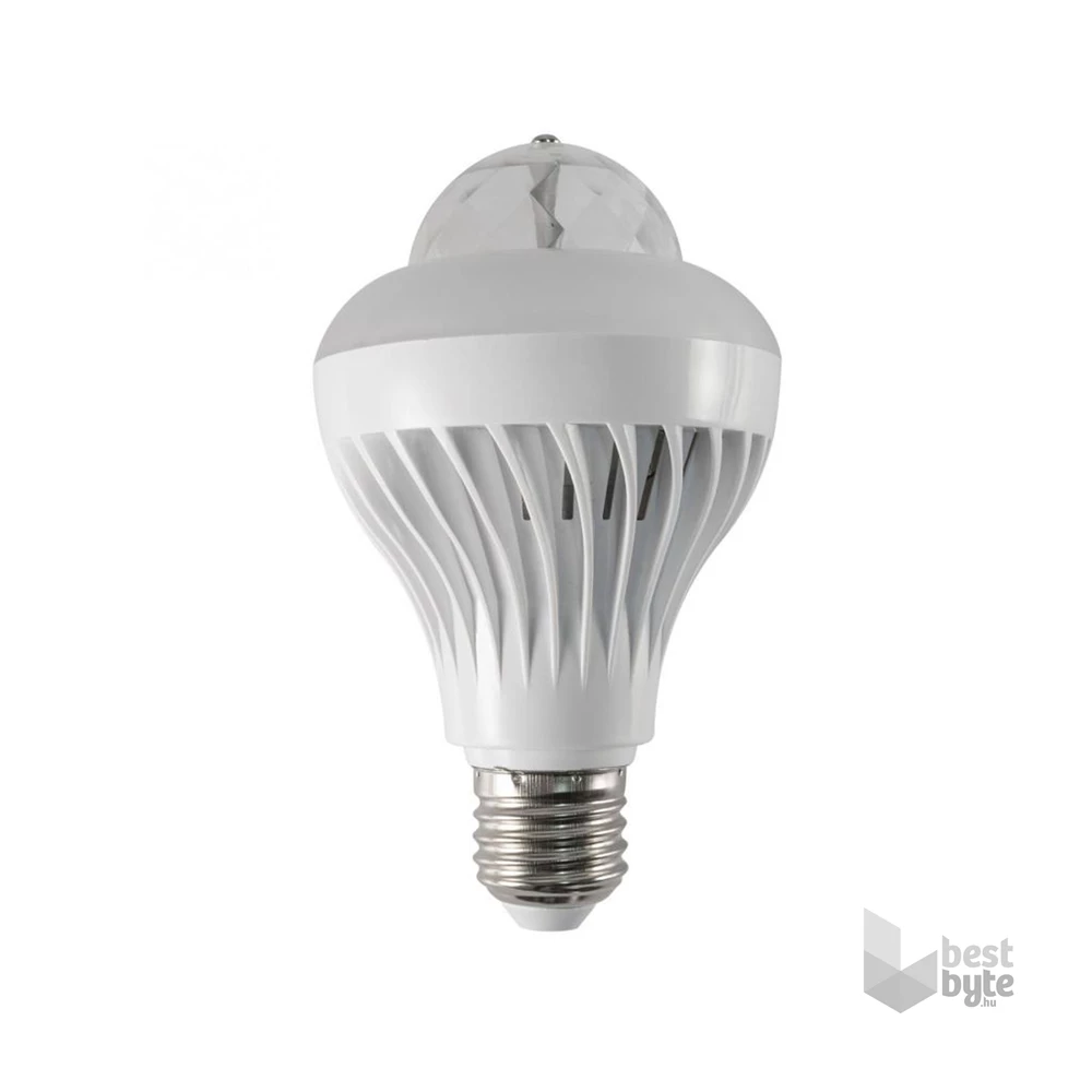 Home DL 9/27RGB fehér + RGB LED diszkó lámpa