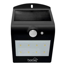 Home FLP 2/BK SOLAR napelemes fekete LED reflektor mozgásérzékelővel