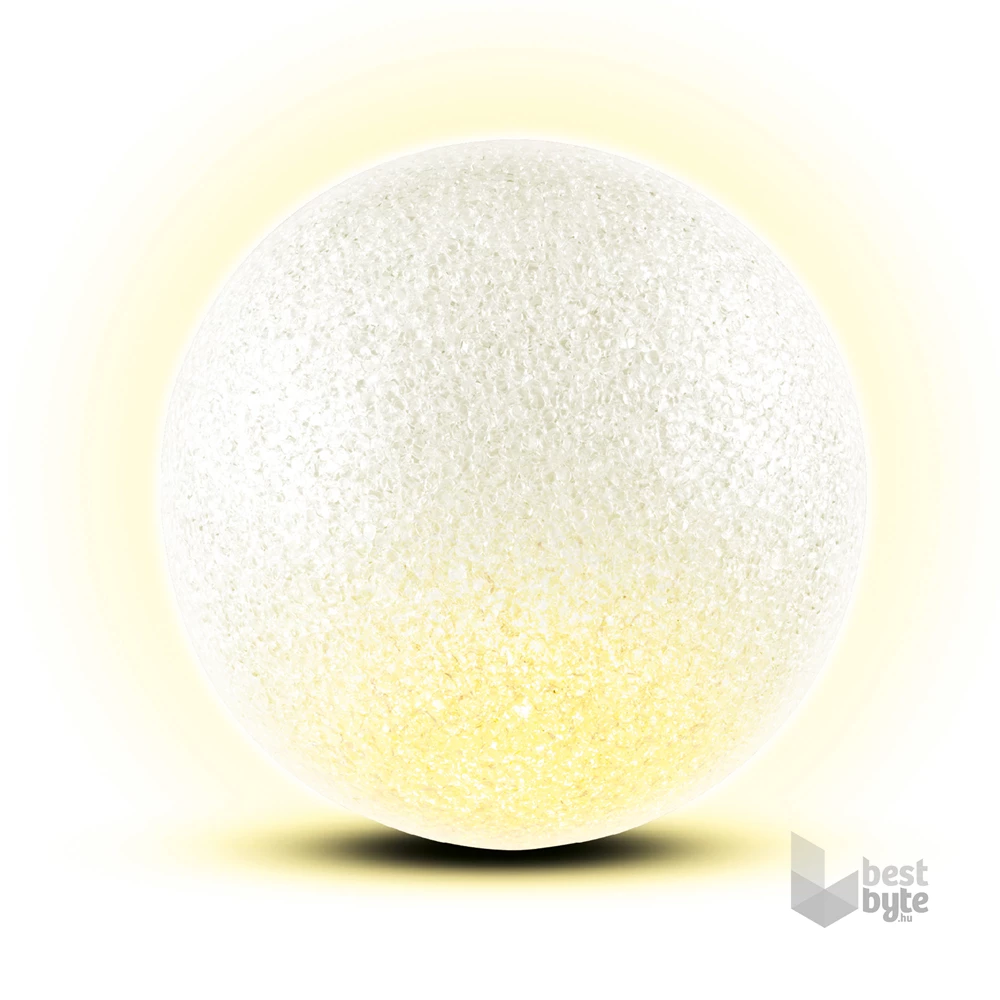 Home GLE 15/WW gömb 15cm/2LED/beltéri/meleg fehér karácsonyi dísz