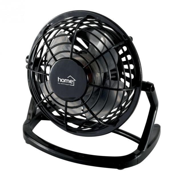 Home TF 10 USB fekete USB-s asztali ventilátor