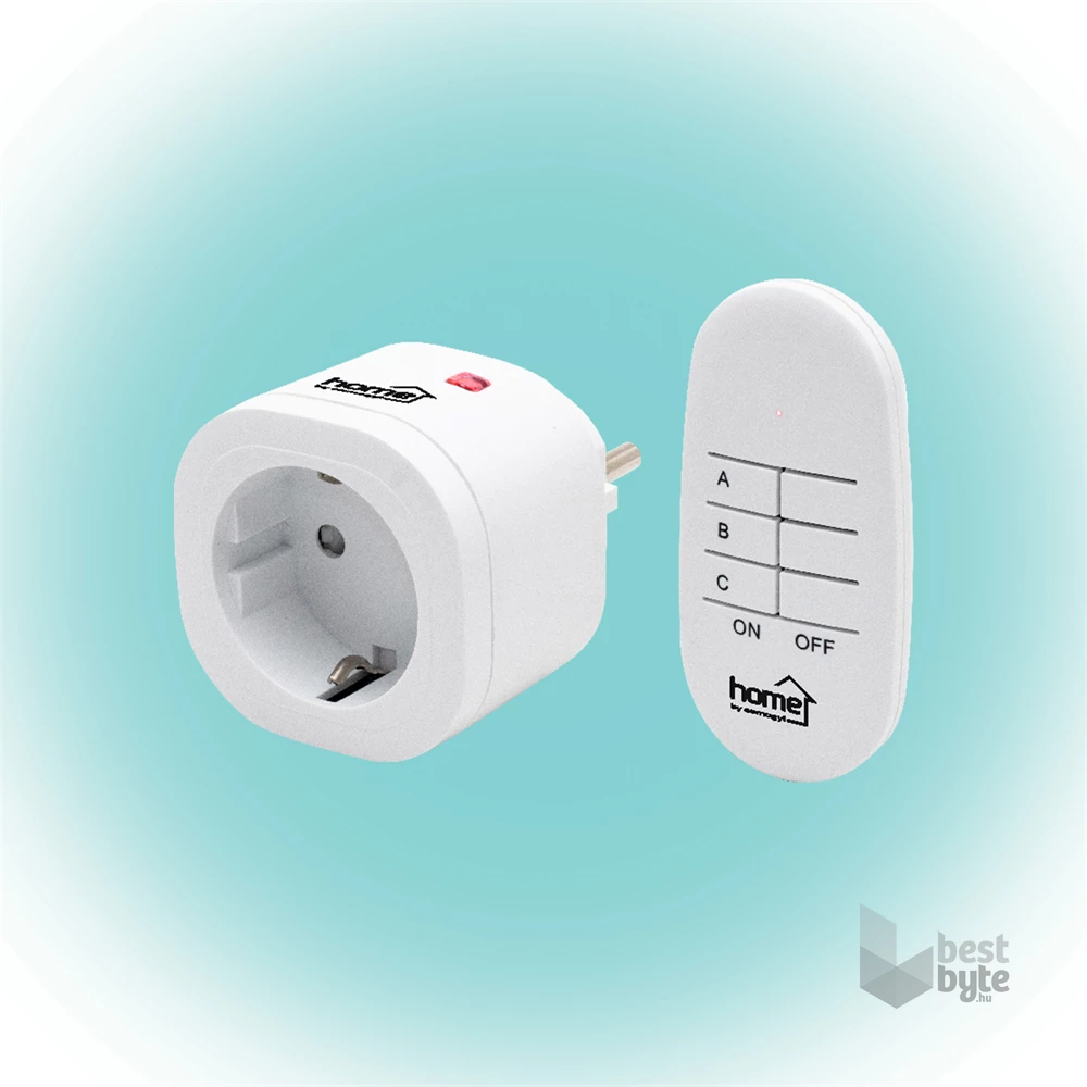 Home TH 3011 távirányítható hálózati aljzat távirányítóval