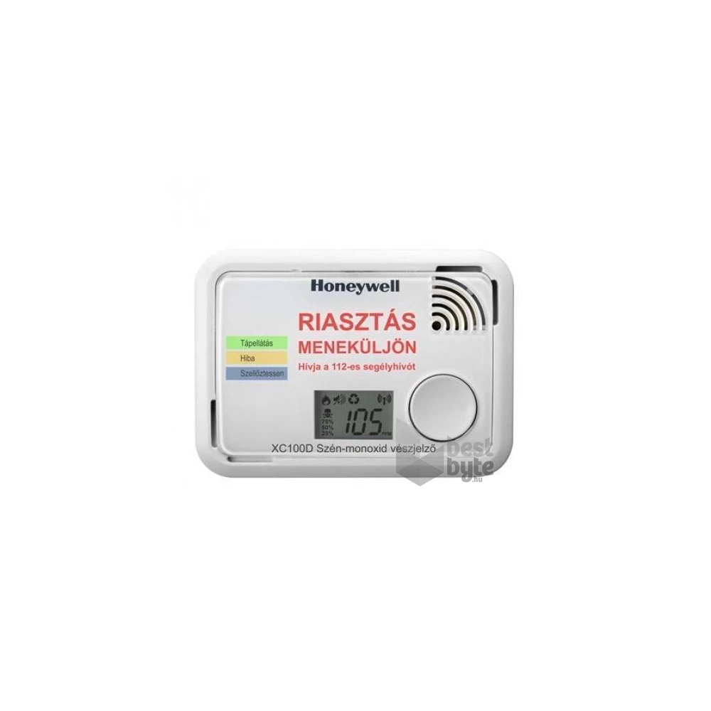 Honeywell XC-100D-HU LCD kijelzős szén-monoxid érzékelő