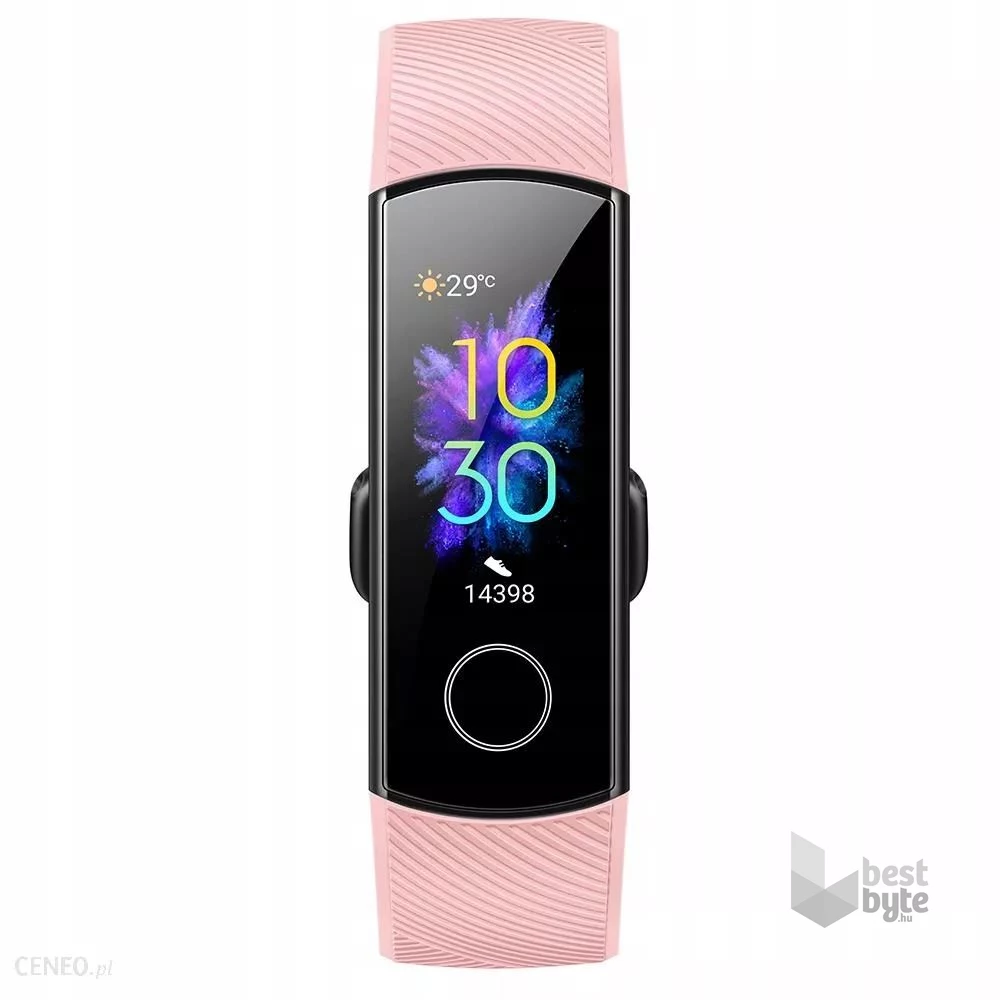 Honor Band 5 Coral Pink korall aktivitásmérő karpánt