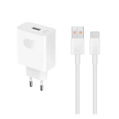 Honor HN-110600E00 USB 20W fehér hálózati töltő + Type-C kábel