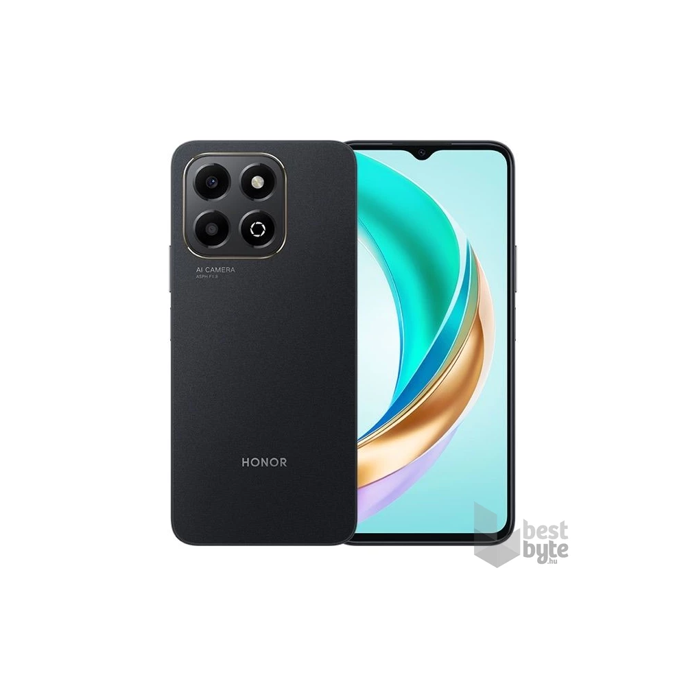 Honor X6b 4/128GB DualSIM kártyafüggetlen okostelefon - fekete (Android)