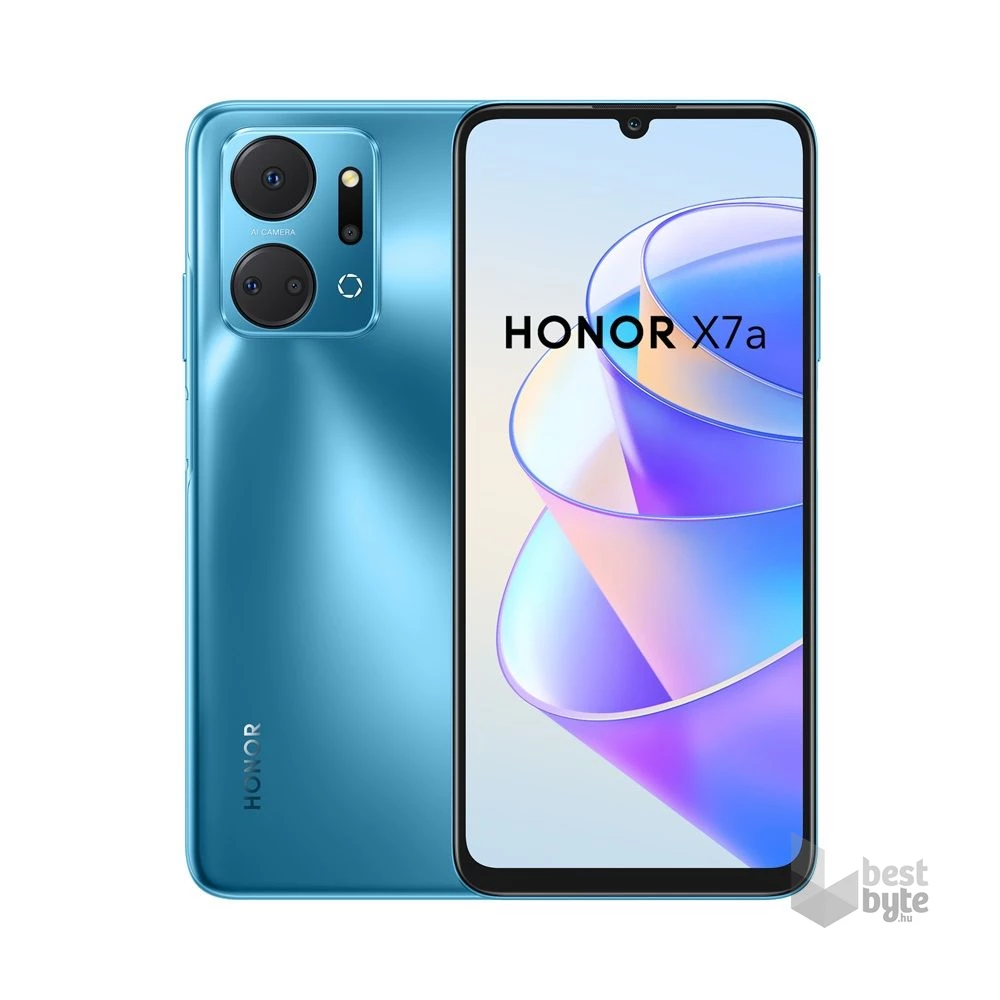 Honor X7a 4/128GB DualSIM kártyafüggetlen okostelefon - kék (Android)