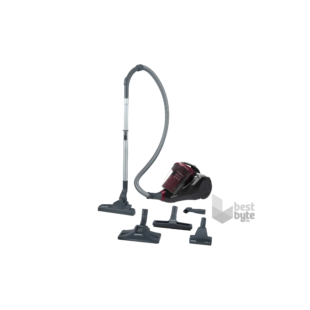 Hoover CH50PET 011 bordó-fekete porzsák nélküli porszívó