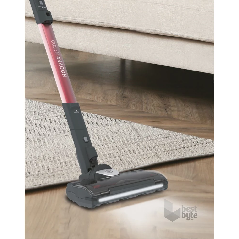 Hoover HF522STH 011 szürke-piros akkumulátoros álló porszívó