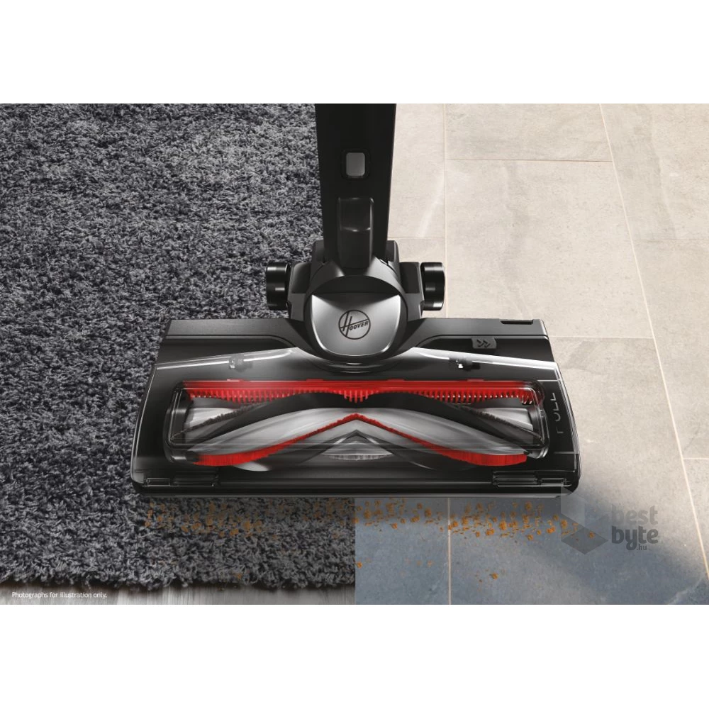 Hoover HF522STH 011 szürke-piros akkumulátoros álló porszívó