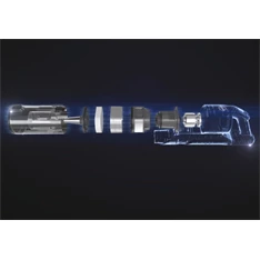 Hoover HF910H 011 szürke-piros akkumulátoros álló porszívó