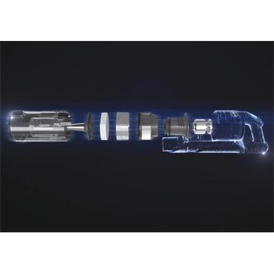 Hoover HF910H 011 szürke-piros akkumulátoros álló porszívó