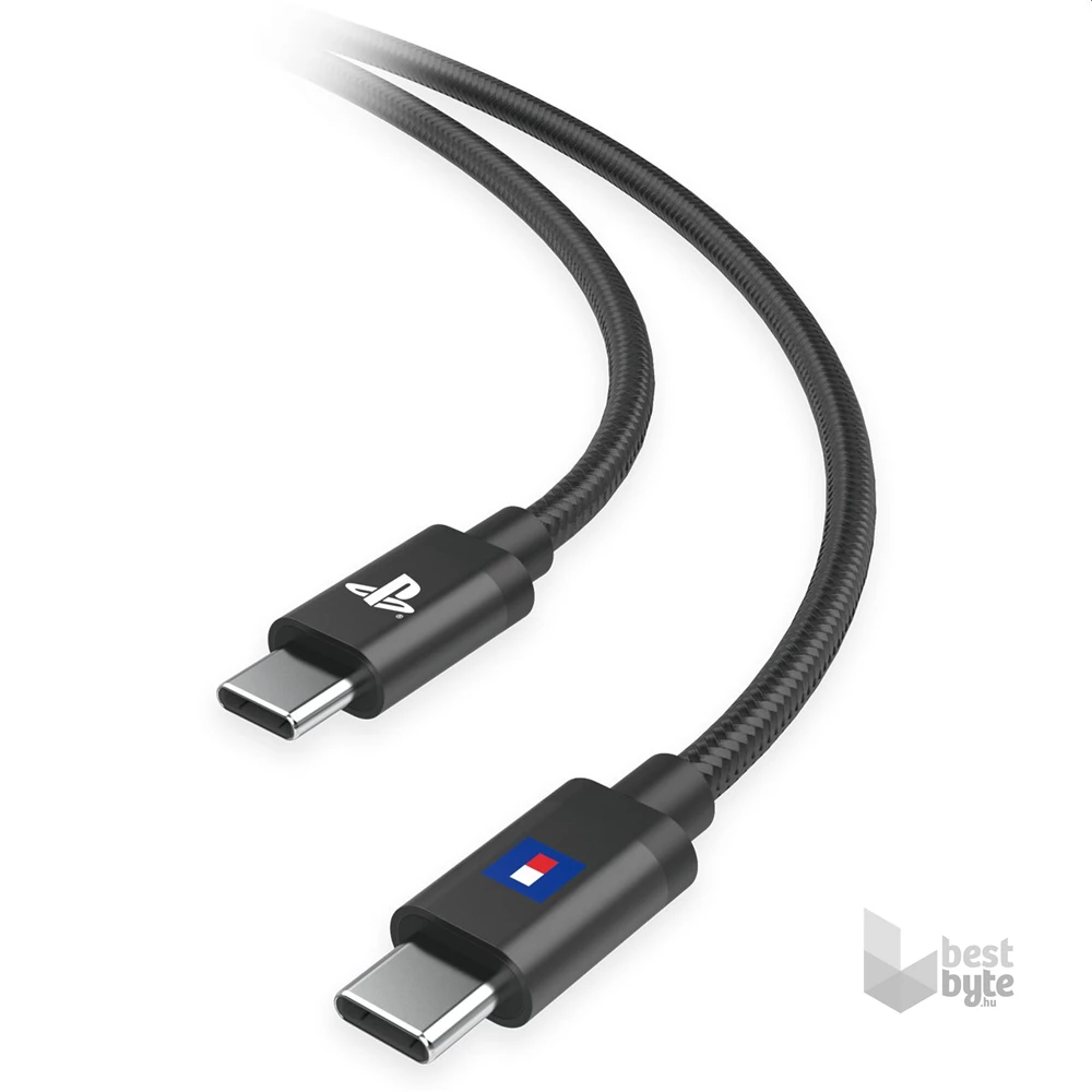 Hori SPF-041E Charging Play 60W 3m PlayStation 5 DualSense USB Type C adat és töltő kábel