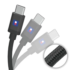 Hori SPF-041E Charging Play 60W 3m PlayStation 5 DualSense USB Type C adat és töltő kábel