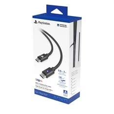 Hori SPF-041E Charging Play 60W 3m PlayStation 5 DualSense USB Type C adat és töltő kábel