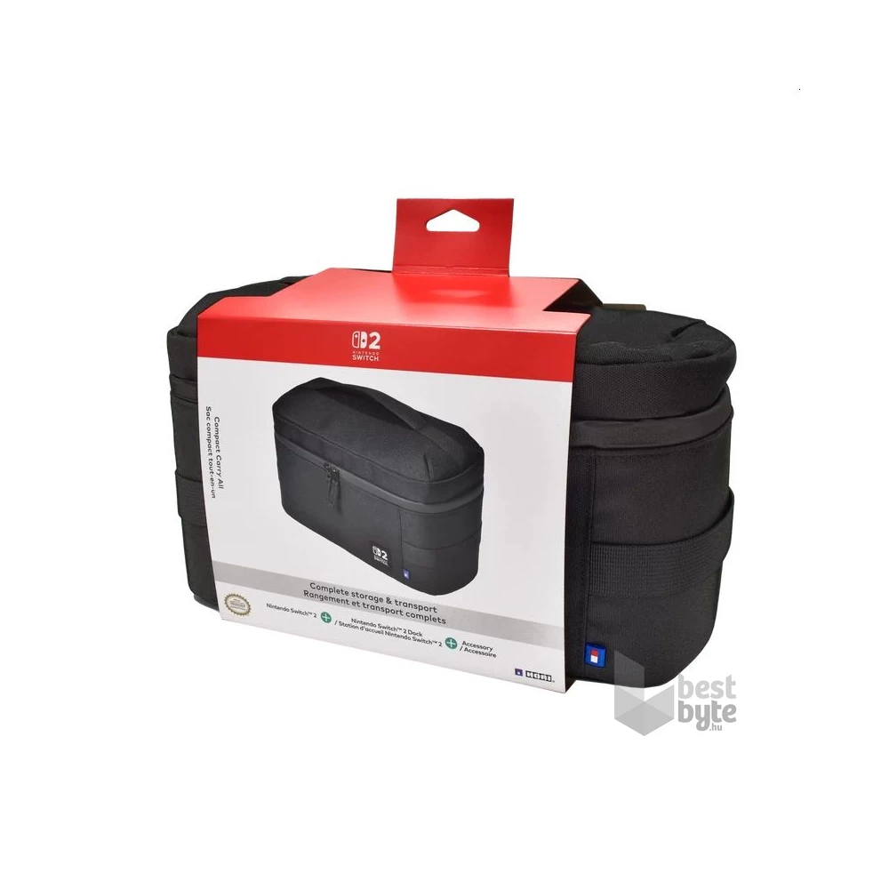 Hori Compact Carry All Nintendo Switch 2 Official szürke táska