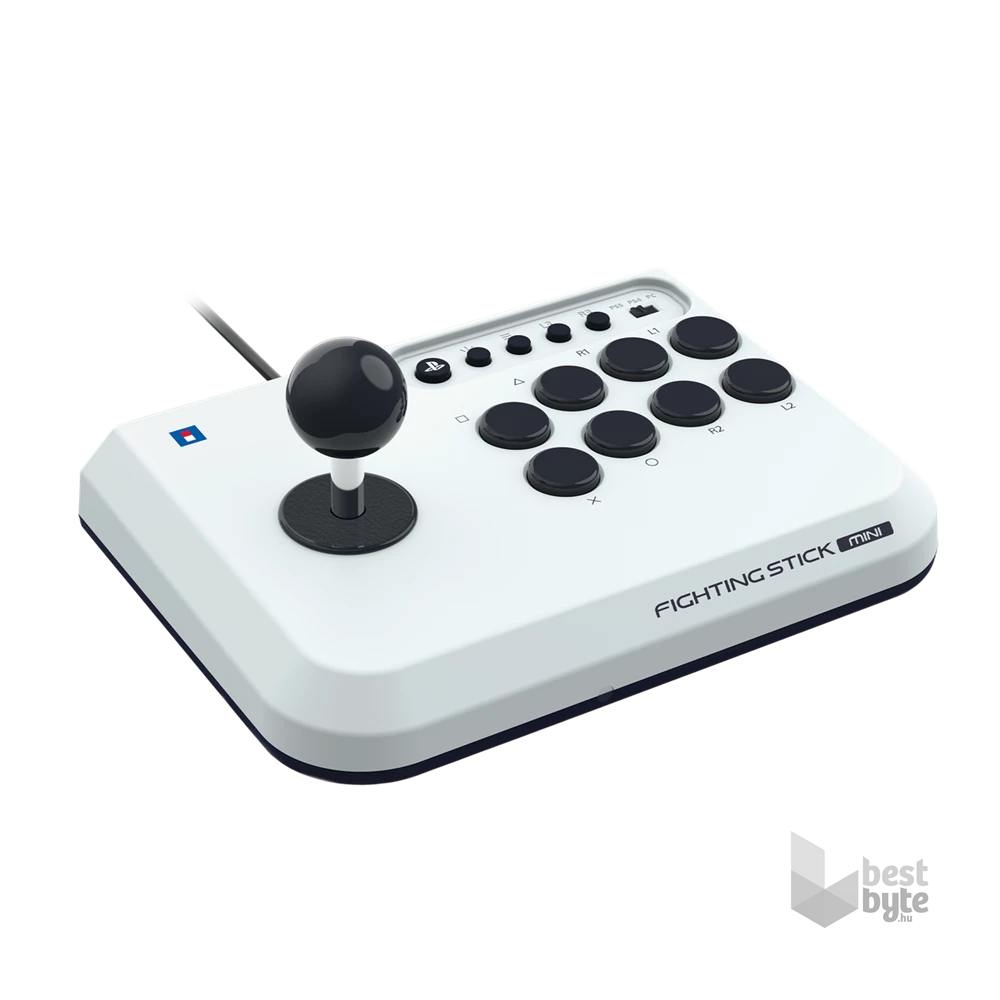 Hori SPF-038U Fighting Stick Mini PS5/PS4 Arcade vezetékes fehér kontroller