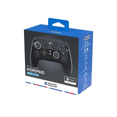 Hori Horipad Steam/Steam Deck/PC giroszkóp, porgramozható vezeték nélküli kontroller
