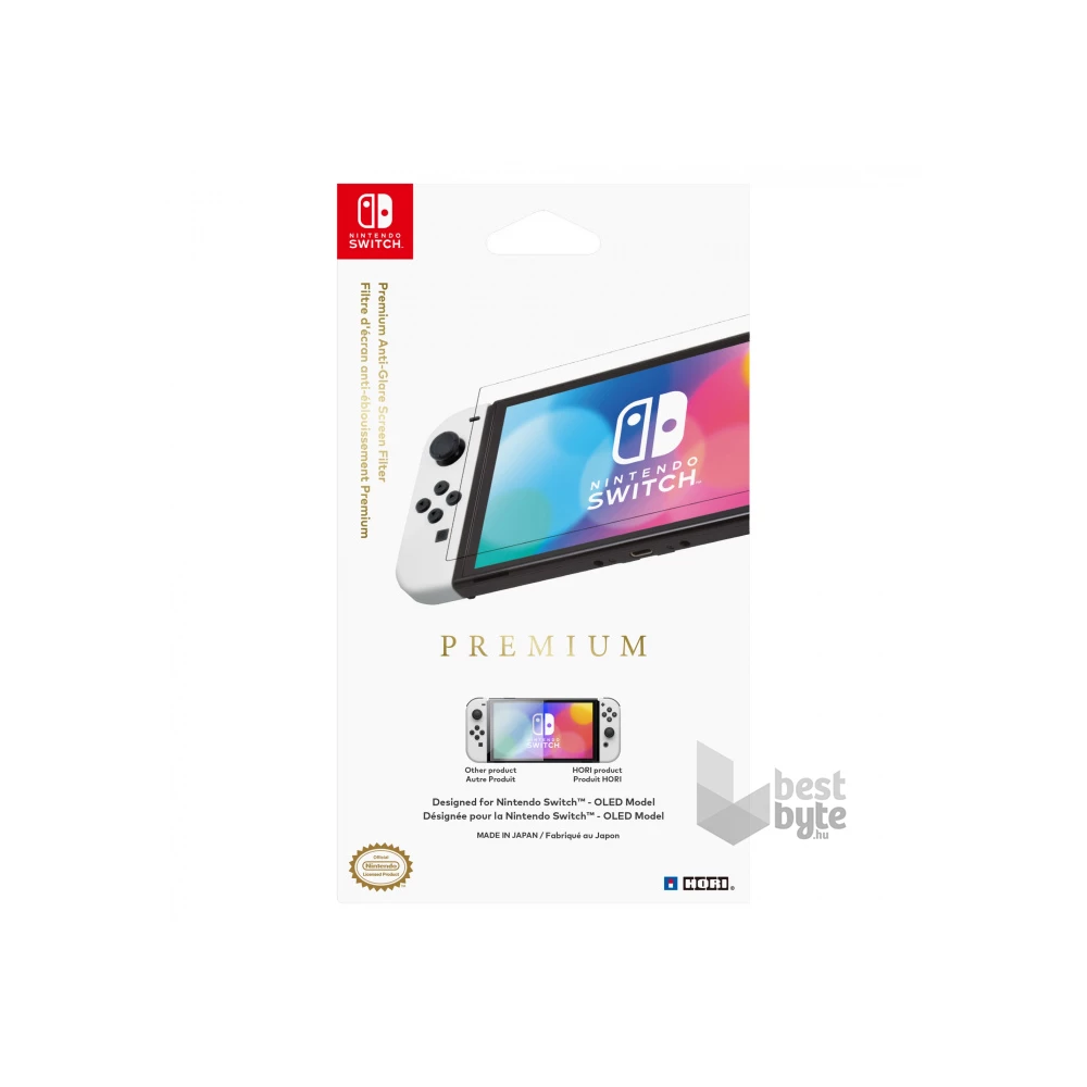 Hori Nintendo Sitch OLED Premium Anti-Glare képernyővédő fólia