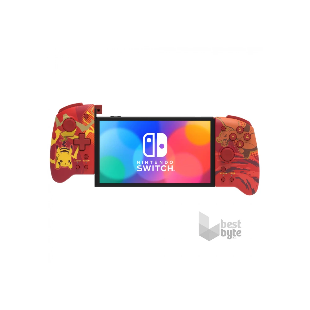 Hori NSP2829 Nintendo Switch Split Pad Pro vezeték nélküli "Pikachu & Charizard" mintás D-Pad kontroller