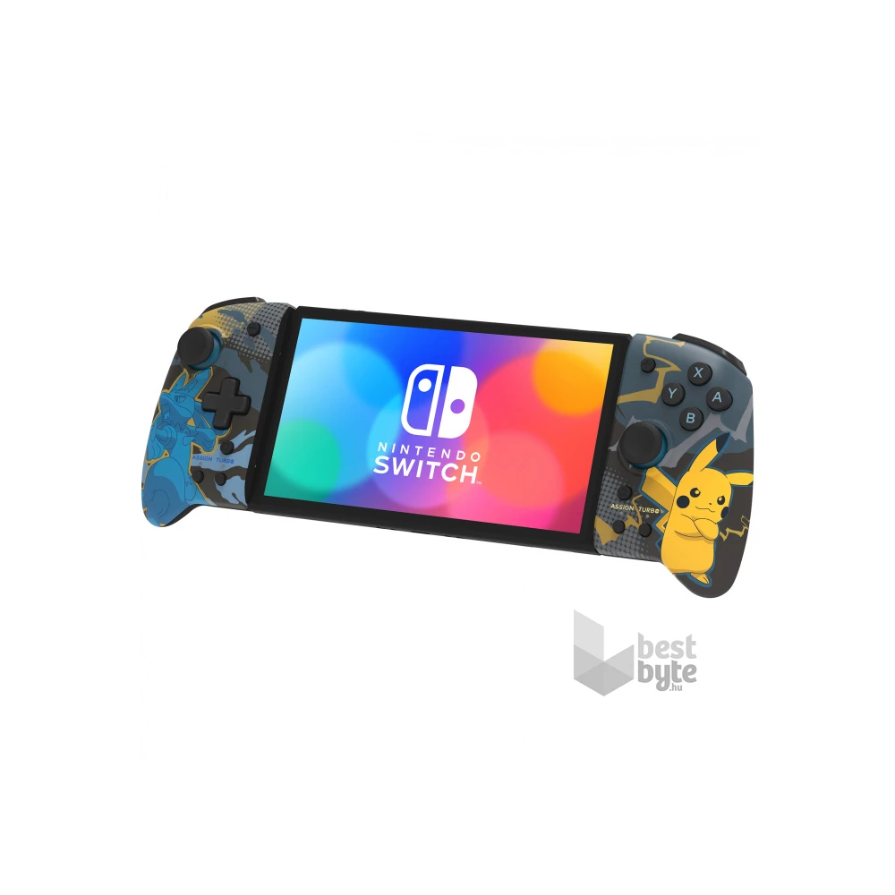 Hori NSP28291 Nintendo Switch Split Pad Pro vezeték nélküli "Pikachu & Lucario" mintás D-Pad kontroller