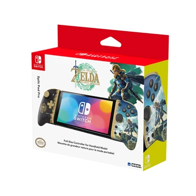 Hori Nintendo Switch Split Pad Pro "The Legend of Zelda: Tears of the Kingdom" mintás D-Pad kontroller pár