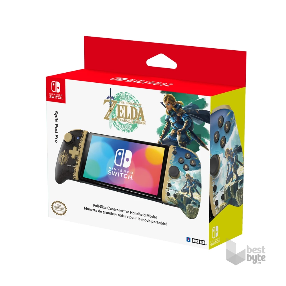 Hori NSP28292 Nintendo Switch Split Pad Pro "The Legend of Zelda: Tears of the Kingdom" mintás D-Pad kontroller pár