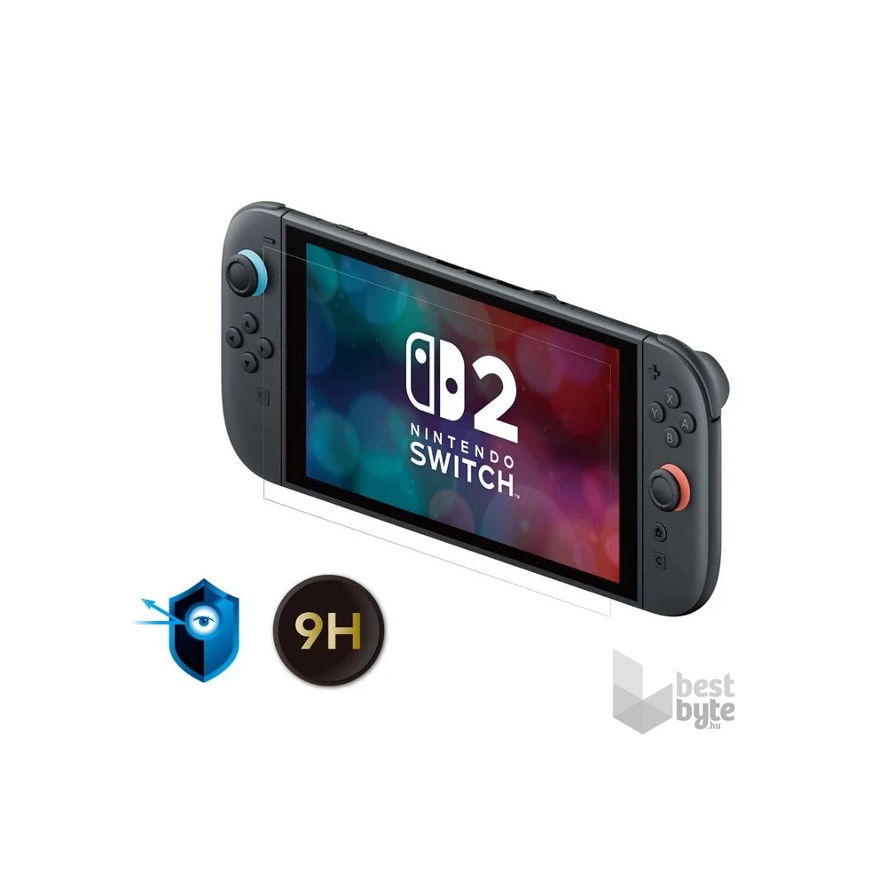 Hori Premium Screen Nintendo Switch 2 Official 9H kék fényt blokkoló képernyővédő fólia