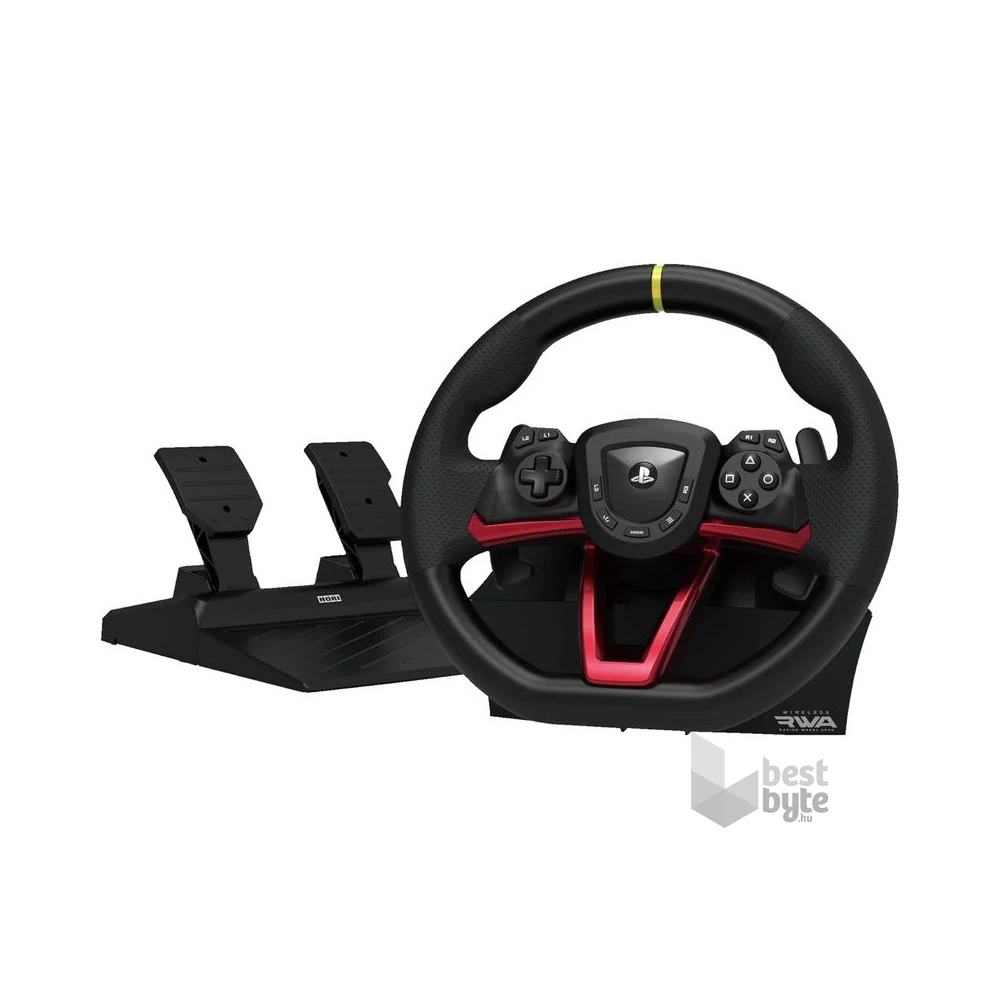 Hori Racing Wheel APEX PlayStation 5/PlayStation 4/PC vezeték nélküli fekete kormány + pedál