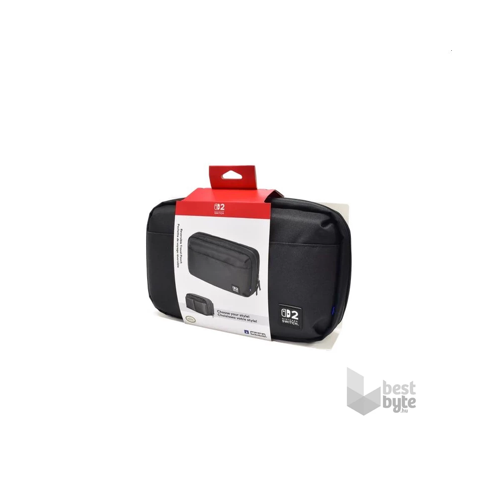 Hori Reversible Travel Pouch Nintendo Switch 2 Official  szürke védőtok