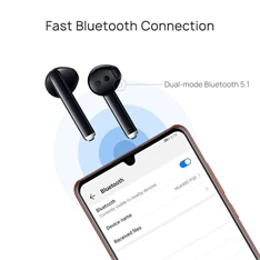 Huawei FreeBuds 3 True Wireless Bluetooth fekete fülhallgató