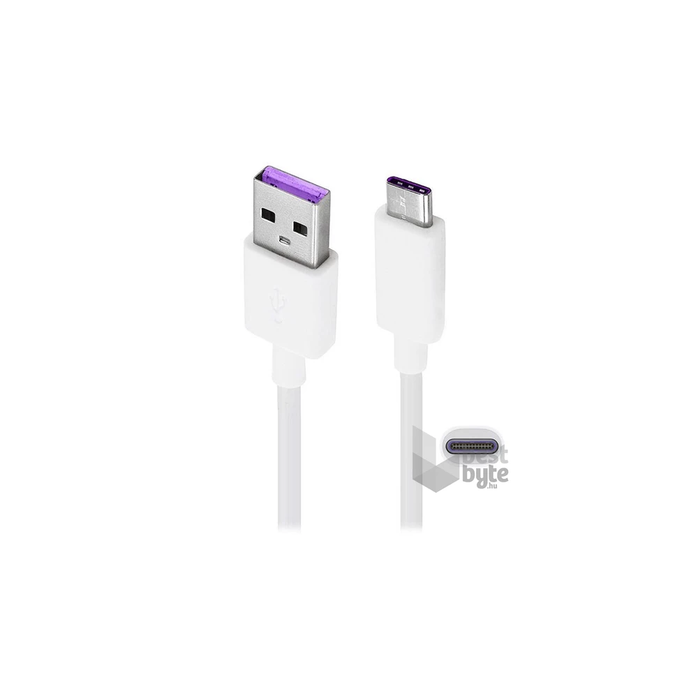 Huawei AP71 / HL1289_B 1m USB/Type-C fehér adat- és töltőkábel