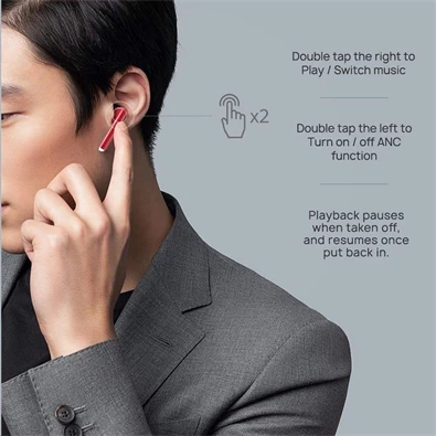 Huawei FreeBuds 3 True Wireless piros fülhallgató