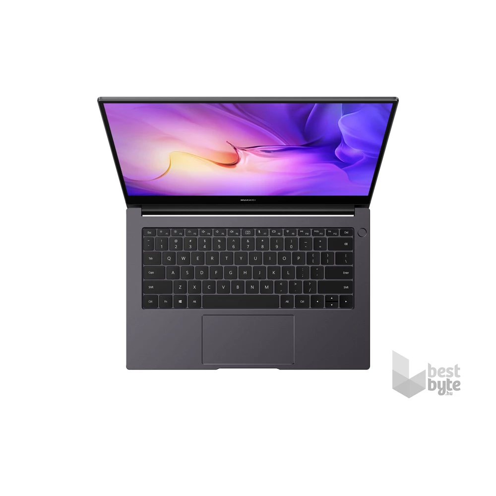 Huawei MateBook D14 laptop (14"FHD/Intel Core i5-10210U/Int. VGA/8GB RAM/512GB/Win10) - szürke