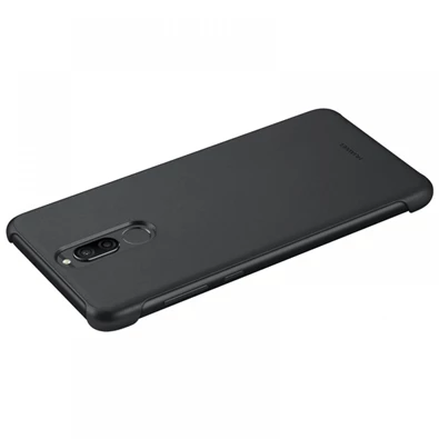 Huawei PCC-MATE10L-BK Mate 10 Lite fekete műanyag bőrbevonatos tok