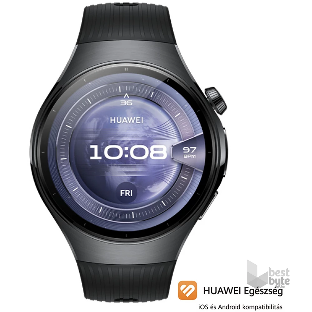 Huawei Watch 5 (46mm) fekete okosóra