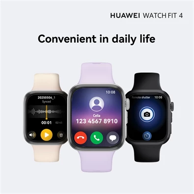 Huawei Watch Fit 4 fekete okosóra