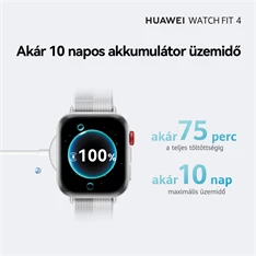 Huawei Watch Fit 4 fekete okosóra
