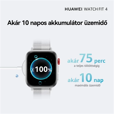 Huawei Watch Fit 4 fekete okosóra