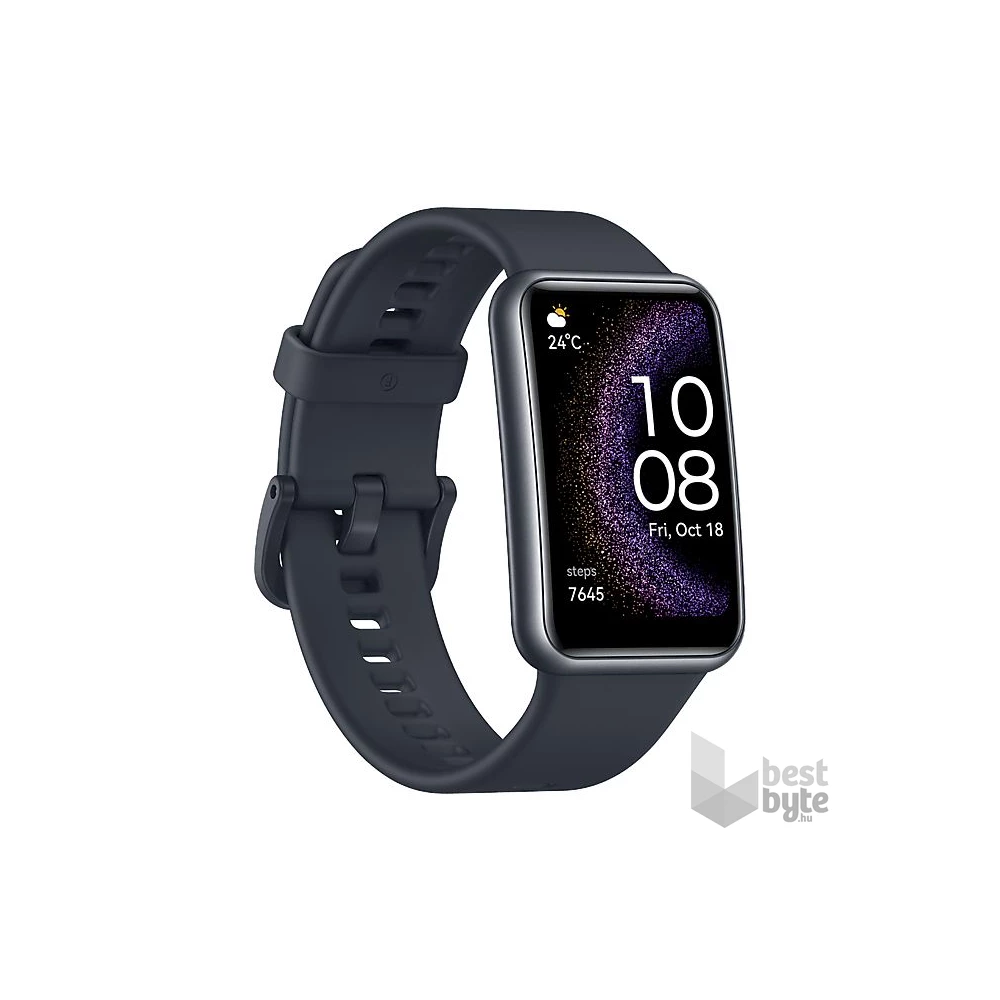 Huawei Watch Fit Special Edition Starry Black fekete okosóra