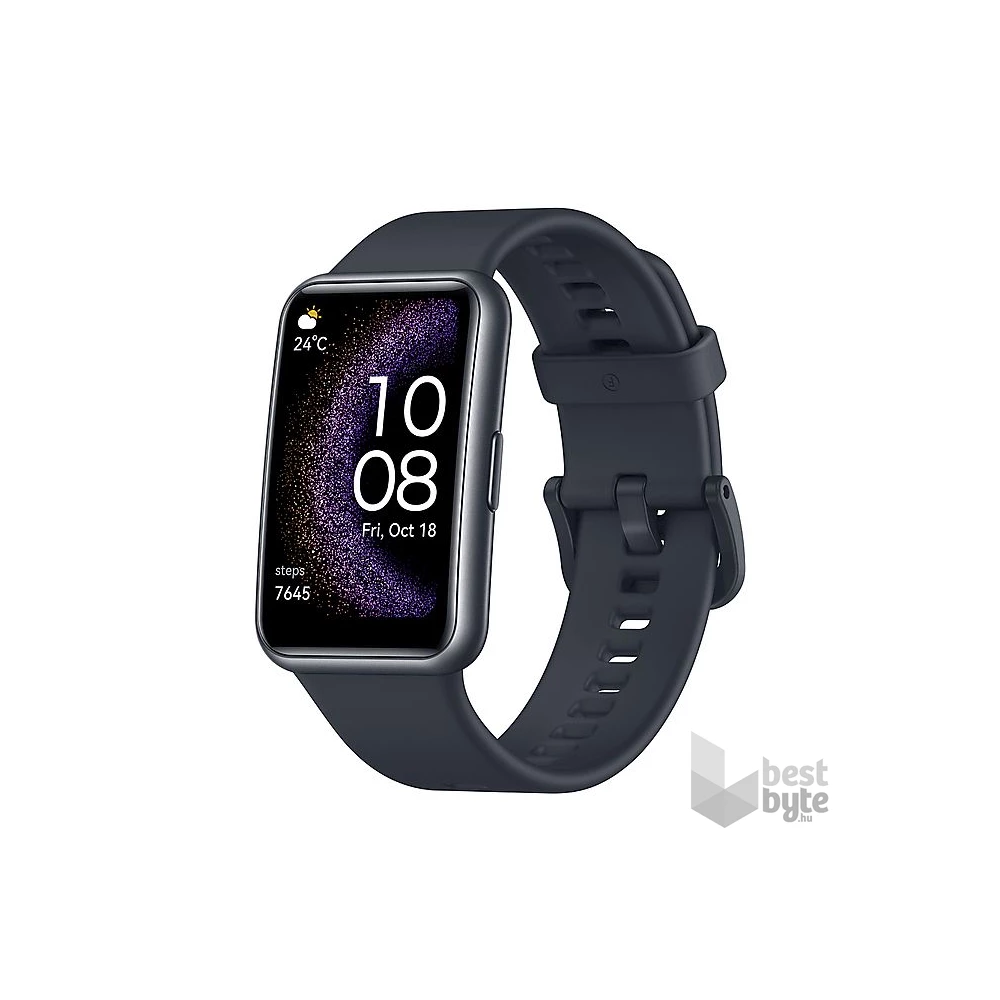 Huawei Watch Fit Special Edition Starry Black fekete okosóra